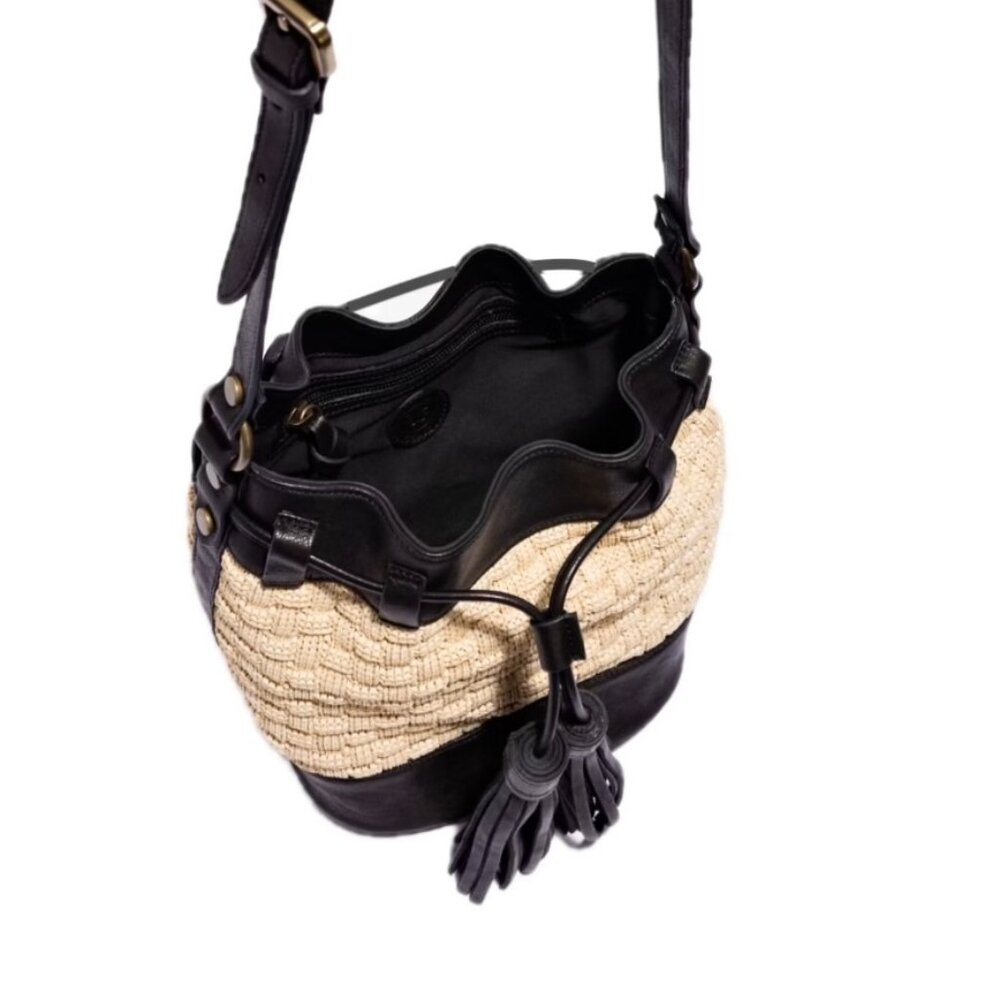 Johnny Was Black and Tan Crossbody Bag - Picture 2 of 4